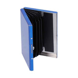 Credit Card Holder Protector Stainless Steel Credit Card Wallet Business Card Case for Men and WomenBlue In Australia - Darrahopens