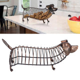 Wine Cork Jar Home Metal Cork Storage Tank Home Decoration Crafts for Living Room