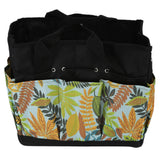 Garden Tool Bag Flower Printing Multifunctional Portable Gardening Storage Bag Tote Bag with Pockets