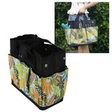Garden Tool Bag Flower Printing Multifunctional Portable Gardening Storage Bag Tote Bag with Pockets