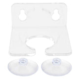 Bathtub Wine Glass Holder with Suction Cups Transparent Acrylic Portable Goblet Rack for Home Bathroom In Australia - Darrahopens