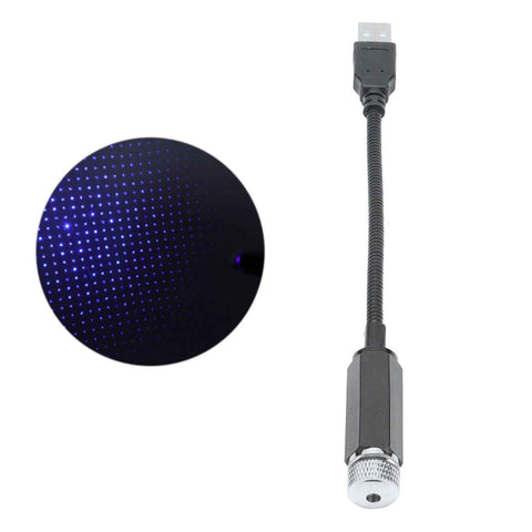 LED Roof Star Light Portable Romantic Car Sky Light USB Charging for Indoor OutdoorPurplish Blue In Australia - Darrahopens