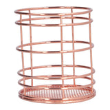 Round Hollow Chopstick Cage Multifunctional Desktop Pen Holder Organizer for Home KitchenRose Gold (J13454CP) In Australia - Darrahopens