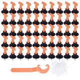 151PCS Tile Leveler Spacer Floor Tile Leveling System Reusable Wall Leveling System with Wrench In Australia - Darrahopens