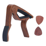 Guitar Capo Small Portable Noiseless Silicone Pad Spring Loaded Capo for Acoustic Guitar In Australia - Darrahopens