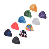 10Pcs Guitar Picks Boost Bass Portable Colorful Retro Cosmic Star Sky Pattern Guitar Pick for Bass Banjo Ukulele0.46mm Silver Box