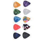 10Pcs Guitar Picks Boost Bass Portable Colorful Retro Cosmic Star Sky Pattern Guitar Pick for Bass Banjo Ukulele0.46mm Silver Box