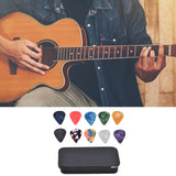 10Pcs Guitar Picks Boost Bass Portable Colorful Retro Cosmic Star Sky Pattern Guitar Pick for Bass Banjo Ukulele0.96mm Black Box