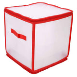 Storage Box Transparent PVC Zipper Sealed Durable Sock Organizer with Compartment for Home Office
