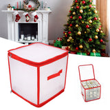 Storage Box Transparent PVC Zipper Sealed Durable Sock Organizer with Compartment for Home Office