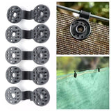 20Pcs Shading Net Clips Black Sunshade Cloth Fasteners Greenhouse Clamps Tools Accessories