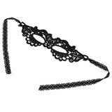 Hollow Lace Half Face Mask Costume Eyes Mask Halloween Dancing Party Decoration for Women In Australia - Darrahopens