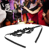 Hollow Lace Half Face Mask Costume Eyes Mask Halloween Dancing Party Decoration for Women