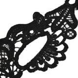 Hollow Lace Half Face Mask Costume Eyes Mask Halloween Dancing Party Decoration for Women