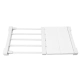Tension Shelf Adjustable Closet Divider 24cm Width Storage Rack for Cabinet Wardrobe 30 ~ 40cm / 11.81 ~ 15.75in
