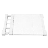 Tension Shelf Adjustable Closet Divider 24cm Width Storage Rack for Cabinet Wardrobe 38 ~ 55cm / 14.96 ~ 21.65in In Australia - Darrahopens