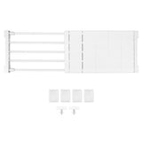 Tension Shelf Adjustable Closet Divider 24cm Width Storage Rack for Cabinet Wardrobe 50 ~ 80cm / 19.69 ~ 31.5in In Australia - Darrahopens