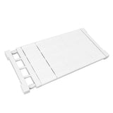 Tension Shelf Adjustable Closet Divider 24cm Width Storage Rack for Cabinet Wardrobe 50 ~ 80cm / 19.69 ~ 31.5in In Australia - Darrahopens
