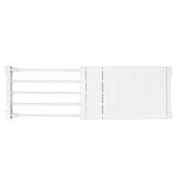 Tension Shelf Adjustable Closet Divider 24cm Width Storage Rack for Cabinet Wardrobe 50 ~ 80cm / 19.69 ~ 31.5in