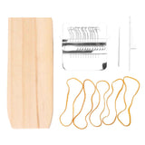 Small Weaving Loom Kit 12 Hooks Speedweave Type Portable DIY Repair Tool Mini Darning Loom for Socks Clothes In Australia - Darrahopens