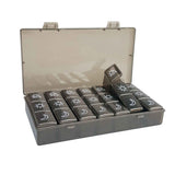 21 Grids Large Capacity Medicine Case Weekly Tablet Organizer Black Portable Tablet Box In Australia - Darrahopens