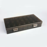 21 Grids Large Capacity Medicine Case Weekly Tablet Organizer Black Portable Tablet Box