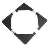 Adjustable Refrigerator Stand with 4 Locking Wheels Reduce Noise Furniture Dolly Mobile Roller for Dryer Washing Machine