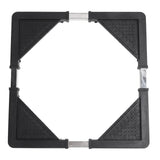 Adjustable Refrigerator Stand with 4 Locking Wheels Reduce Noise Furniture Dolly Mobile Roller for Dryer Washing Machine