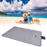 Picnic Mat Multifunctional Oxford Cloth Waterproof Thicken Portable Outdoor Picnic Blanket for Beach Camping