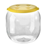 Toy Storage Stool Multipurpose Innovative Round Shape Transparent Storage Stool for Home Living Room Entryway Yellow In Australia - Darrahopens