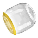 Toy Storage Stool Multipurpose Innovative Round Shape Transparent Storage Stool for Home Living Room Entryway Yellow In Australia - Darrahopens