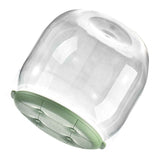 Toy Storage Stool Multipurpose Innovative Round Shape Transparent Storage Stool for Home Living Room Entryway Green In Australia - Darrahopens