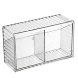 Cosmetics Wall Mounted Storage Box Non Punching Plastic 2 Compartment Holder Bathroom Supplies In Australia - Darrahopens