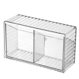 Cosmetics Wall Mounted Storage Box Non Punching Plastic 2 Compartment Holder Bathroom Supplies In Australia - Darrahopens