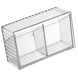 Cosmetics Wall Mounted Storage Box Non Punching Plastic 2 Compartment Holder Bathroom Supplies In Australia - Darrahopens
