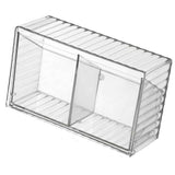 Cosmetics Wall Mounted Storage Box Non Punching Plastic 2 Compartment Holder Bathroom Supplies In Australia - Darrahopens