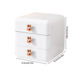 Desktop Drawer Jewelry Hair Accessories Sundries Storage Box Tabletop Organizer for Bedroom Dormitory Office