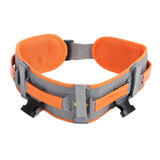 Transfer and Walking Gait Belt with Handles Adjustable Elderly Standing Assist Lift Belt for Seniors Caregiver Nurse Orange