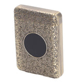 Retro Metal Cigarette Case Box 16 Capacity 3 Open Cigarette Case for Women Men Vintage Relief Pattern Bronze In Australia - Darrahopens