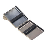 Retro Metal Cigarette Case Box 16 Capacity 3 Open Cigarette Case for Women Men Vintage Relief Pattern Bronze
