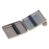Retro Metal Cigarette Case Box 16 Capacity 3 Open Cigarette Case for Women Men Vintage Relief Pattern Bronze