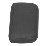 Cigarette Case 10 Capacity Carrying Box Leather Texture One Hand Operation ABS Portable Cigarette Pocket Holder for Men Black In Australia - Darrahopens