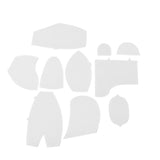 Bear Quilting Template Rulers Acrylic Accurate Rugged Memory Bear Template Ruler Set for Beginners DIY L:38.1cm/15in