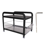 Cup Storage Organizer Shelf 2 Tier Pull Out Countertop Organizer Multifunctional Desktop Storage Rack for Home Office Black In Australia - Darrahopens