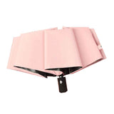 Travel Umbrella Sun Rain 3 Fold 8 Ribs Button Operation Light Weight Umbrella for Women Girl Daily Men Light Pink In Australia - Darrahopens