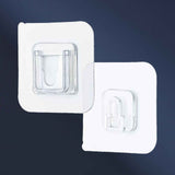Clear Double Sided Adhesive Wall Hooks Waterproof Adhesive Wall Hooks Traceless Wall Mount Sticky Hook for Bathroom Kitchen In Australia - Darrahopens