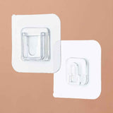 Clear Double Sided Adhesive Wall Hooks Waterproof Adhesive Wall Hooks Traceless Wall Mount Sticky Hook for Bathroom Kitchen In Australia - Darrahopens