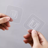 Clear Double Sided Adhesive Wall Hooks Waterproof Adhesive Wall Hooks Traceless Wall Mount Sticky Hook for Bathroom Kitchen