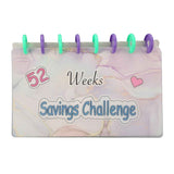 Savings Binder 52 Week Savings Challenge Money Book Fun Budget Binder Book Organizer with Cash Envelopes