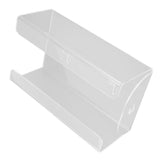 Glove Box Holder Dispenser Wall Mounted Tissue Holder Clear with Adhesive Expansion Screw for Home Kitchen